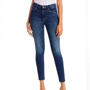 Mother Jeans High Waisted Looker Ankle in Up Your Alley Up Your Alley